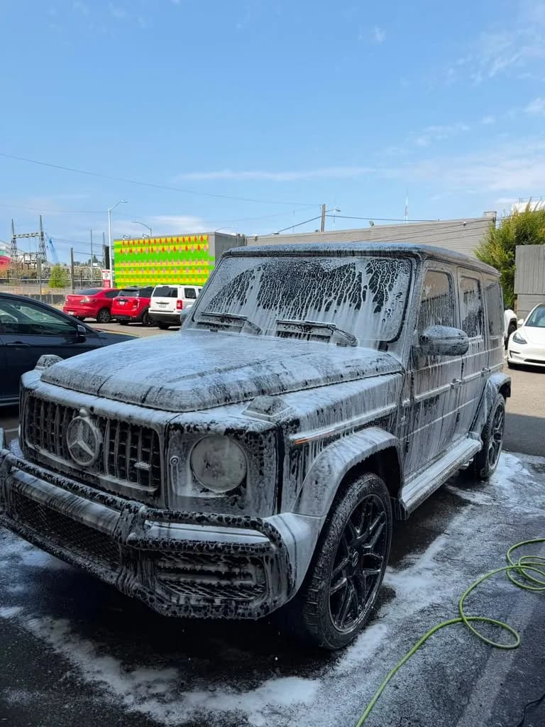 Exterior Detail on a Mercedes-Benz G-Class — mobile car detailing in Seattle by Lis's Car Detailing